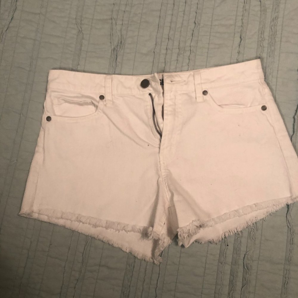 PAIGE White Cutoff Shorts